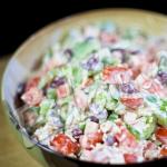 Салат с фасолью и крабовыми палочками - лучшие рецепты
