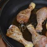 Вкусные куриные голени в соевом соусе на сковороде